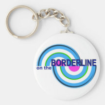On The Borderline keychain