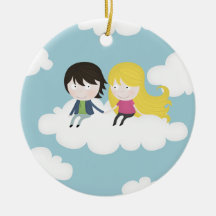 On the clouds ornaments