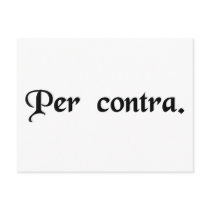 On the contrary. postcards