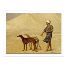On the Desert by Jean-Leon Gerome Post Card