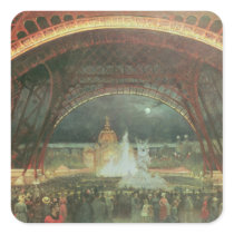 On the esplanade of the Champs de Mars Stickers