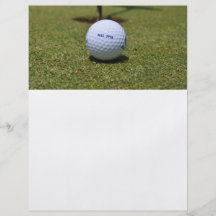 On the Golf Course Full Color Flyer