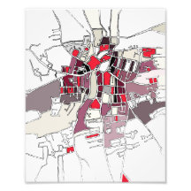 On The Map Photo Art