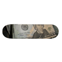 ON THE MONEY SKATEBOARD DECK