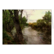 On the River Greeting Card