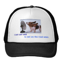 on the road again mesh hat
