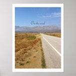 "on the road" poster