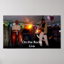 On the Rocks "Live" Print