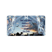 On the way to Bethlehem! Personalized Address Labels