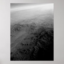 on the way to Hawaii B&W Poster
