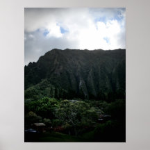 On the way to the Buddhist Temple, Oahu Poster
