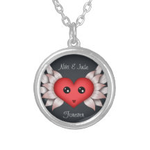On The Wings Of Love Your Names Necklace