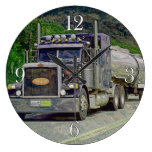 On Time Delivery Tanker Truck Wall Clock