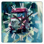 On Time Delivery Tanker Truck Wall Clock