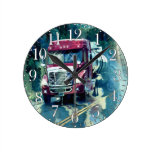 On Time Delivery Tanker Truck Wall Clock