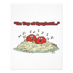 on top of spaghetti singing meatballs custom announcement