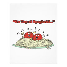 on top of spaghetti singing meatballs custom announcement