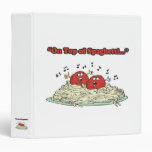 on top of spaghetti singing meatballs vinyl binder