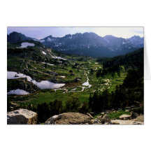 On top of the world greeting card