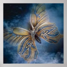 On Wings of a Butterfly Poster