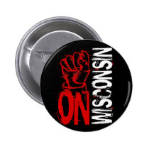 ON WISCONSIN buttons