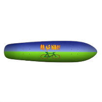 On Ya Bike! Cycling Go Green Zero Emissions Skateboard