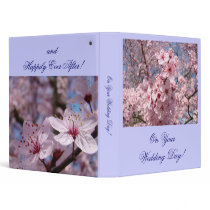 On Your Wedding Day Binder Album Pink Blossoms