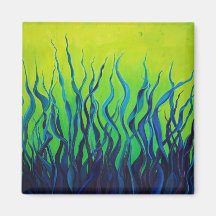 Once There Were Mermaids Fridge Magnets