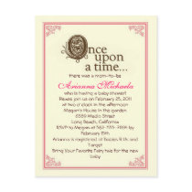 Once upon a time... Baby Shower Invitation Post Cards