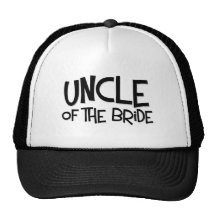 Oncle de hippie de la jeune mariée casquettes de camionneur