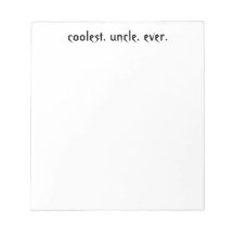 Oncle le plus frais Ever Notepad Blocs-notes Mémo