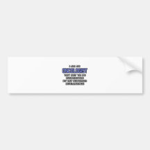 Oncologist Joke ... Superior Intelligence Bumper Sticker