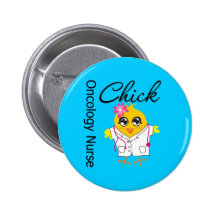 Oncology Nurse Chick v2 Pin