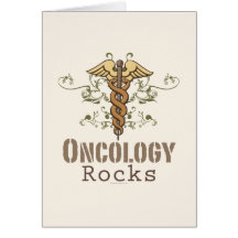 Oncology Rocks Greeting Card