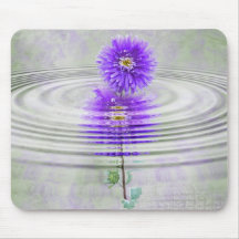 Ondulation de dahlia tapis de souris
