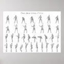 One Arm Long Cycle Poster