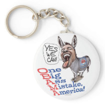 One Big Ass Mistake America Anti Obama Gear Key Chain