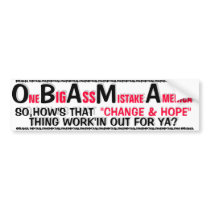 One big ass Mistake America bumper sticker