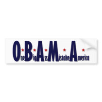 One Big Ass Mistake America Bumper Sticker
