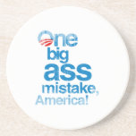 One big ass mistake, America Faded.png Beverage Coaster
