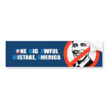 ONE BIG AWFUL MISTAKE, AMERICA BUMPER STICKER
