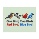 One Bird, Two Birds... postcards