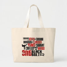 ONE Black Belt 2 KARATE T-SHIRTS & APPAREL Canvas Bags