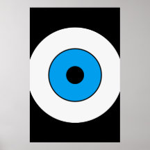One Blue Eye Poster