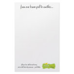 One Brave Girl to Another Stationary Custom Stationery