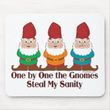 One By One The Gnomes Mousepads