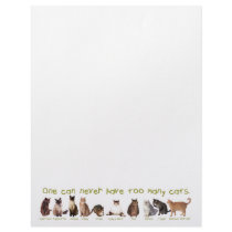 One can NEVER have too many cats! Custom Letterhead