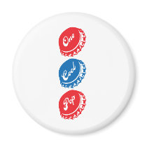 One Cool Pop Refrigerator Magnet