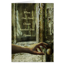 One door closes recovery encouragement card
