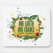 One Earth One Chance Mousepad